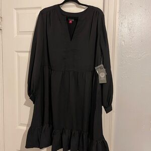 Vince Camuto Black Off-the-Grid Dress